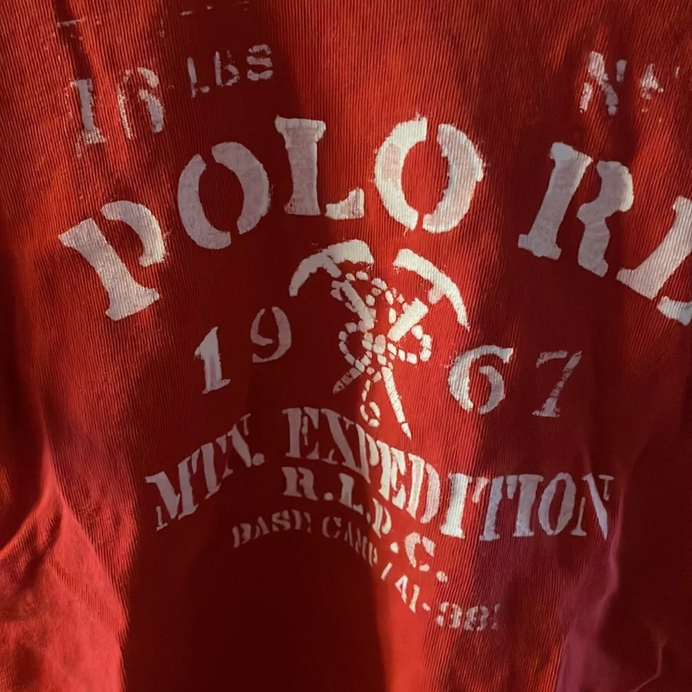 Ralph Lauren size 3T polo red shirt